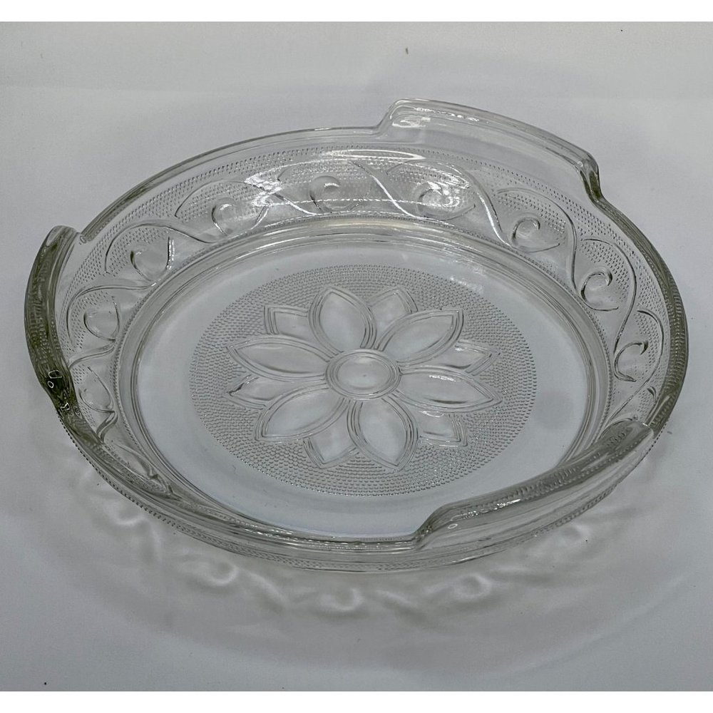 Vintage Indiana Glass Co. Clear Tiara Punch Bowl Stand, Base Only - Picture 1 of 3